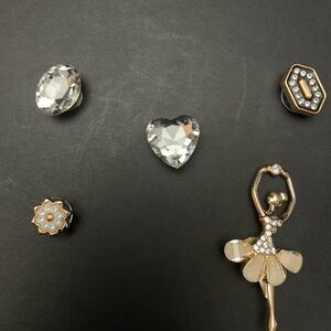 Elegant Gold and Silver croc jewels